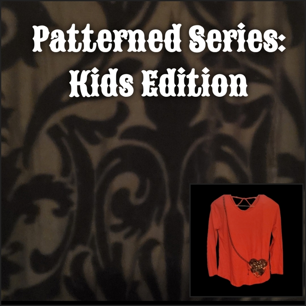 Patterned Series: Kids Edition: Justice Queen of Hearts Shirt 🖤
